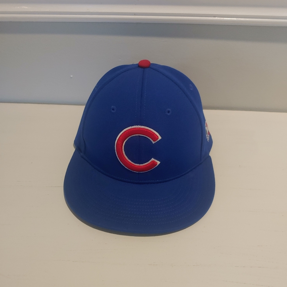 Chicago Cubs MLB OC Sports Blue Flat Hat Cap Proflex Stretch Flex Fit Adult LXl